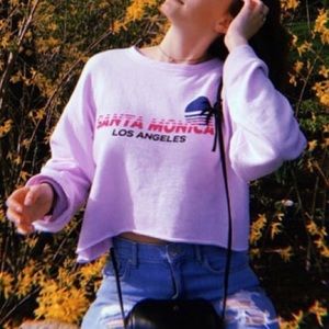 Long sleeve crop top